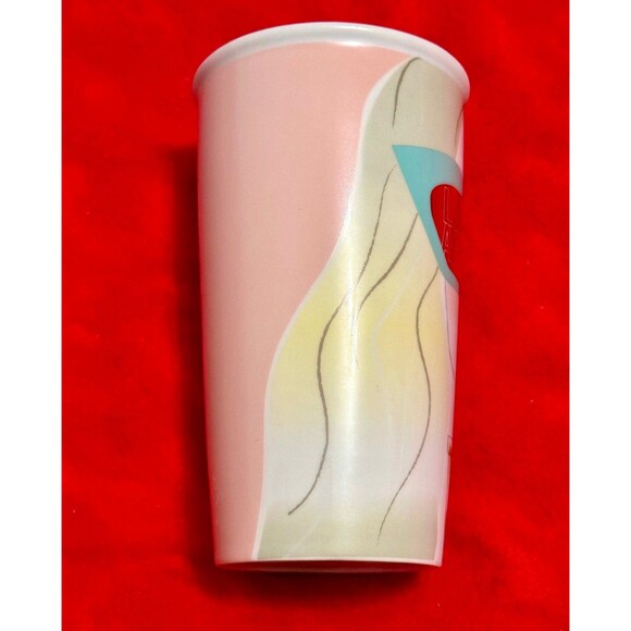 Starbucks Los Angeles LA Girl Sunglasses Ceramic Coffee Travel Mug 12oz Cali CA - Picture 5 of 9